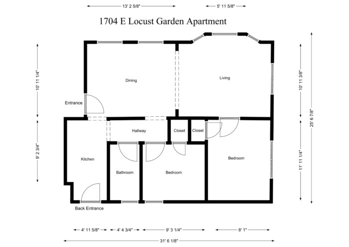 1704 E Locust, 2 Bedroom Garden Apartment Available 8/16 or 9/1 $300 OFF FIRST MONTH'S RENT - Image 17