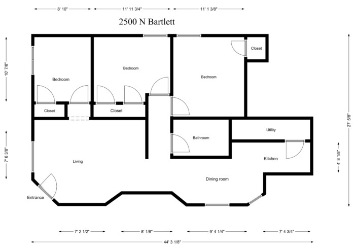 2500 N. Bartlett – 3 Bedroom Flat with Central Air, UWM/Eastside - Image 22