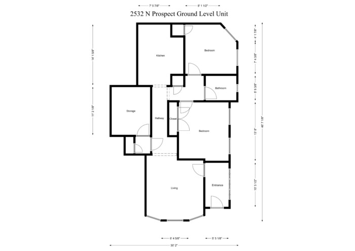 2532 N. Prospect, 2 Bedroom Apartment with Dishwasher - Image 2